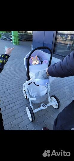 Коляска 3 в 1 Riko Bruno Luxe 02 latte