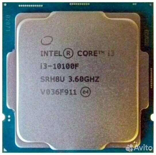 Процессор intel core i3 10100f