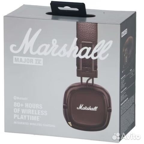 Наушники Marshall Major IV оригинал коричневые
