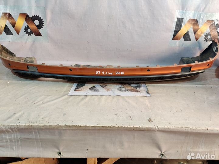 Ауди Q3 S-Line 2012- Бампер задний 9934