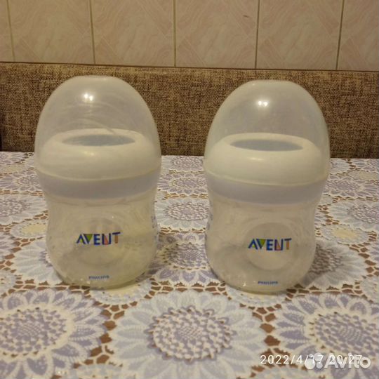 Бутылочки Avent, соски для бутылок