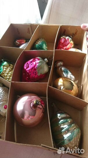 Елочные игрушки СССР