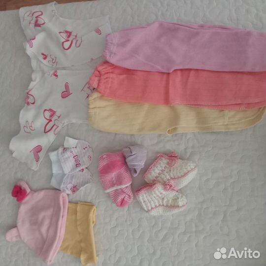 Вещи пакетом на девочку с 0