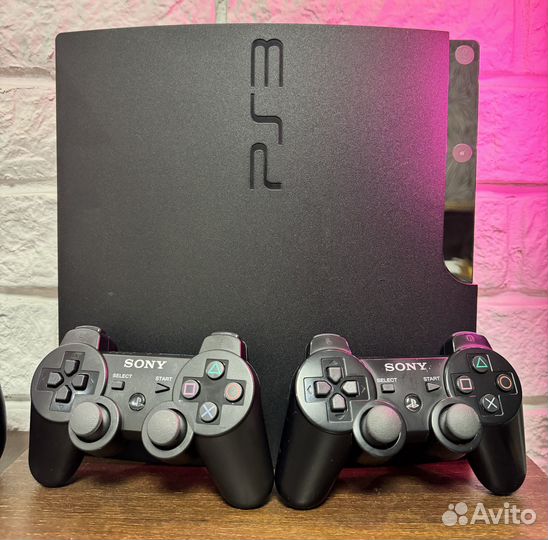 Sony playstation 3 slim 320gb +25 игр