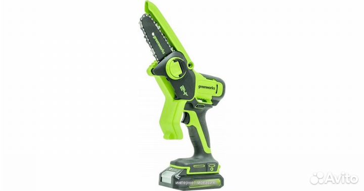 Аккумуляторная пила цепная Greenworks G24MCS10