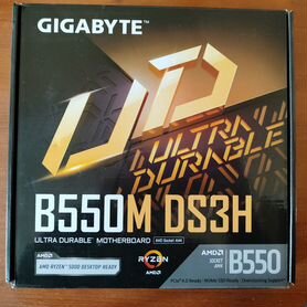 Материнская плата gigabyte B550M DS3H rev 1.5