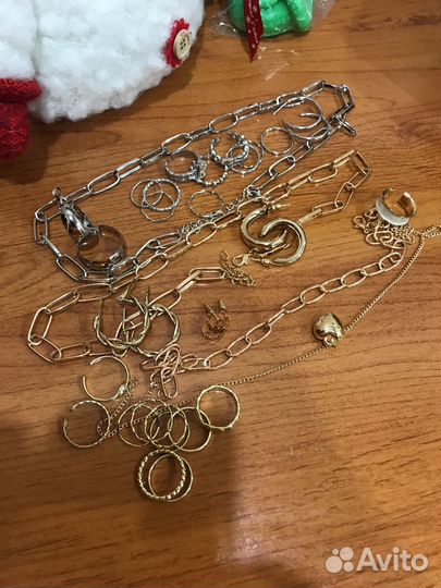 Бижутерия пакетом новая