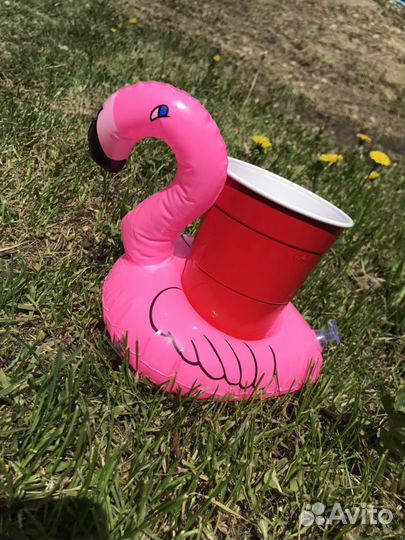 Фламинго. Подставка под стакан