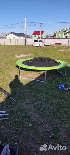 Детский батут с сеткой бу