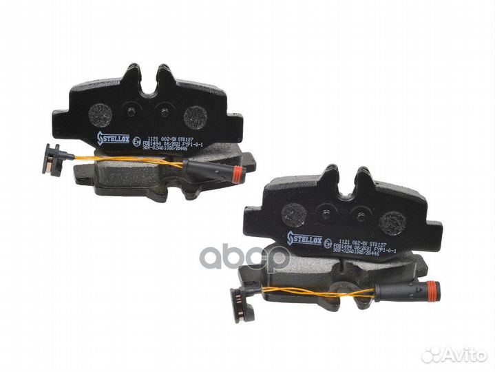 1121 002-SX 1110 02 колодки дисковые з MB W63