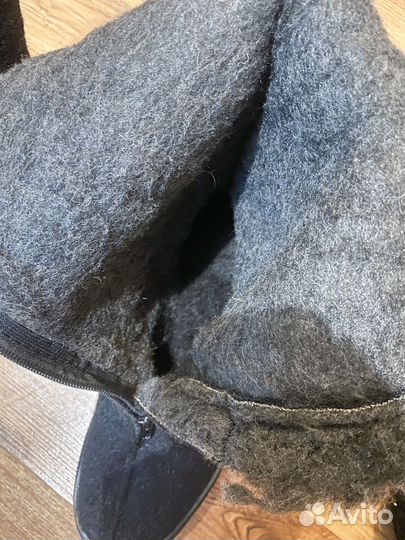 Войлочные сапоги женские