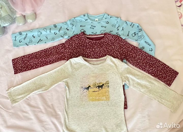 Пакет новых вещей для девочки 104-110 см