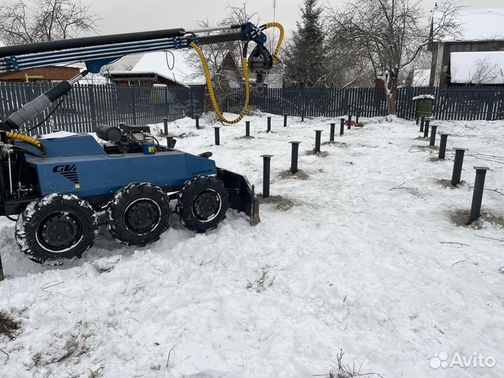 Винтовые сваи под ключ с монтажом