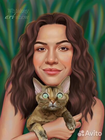 Иллюстрации/ Портреты/ Стикеры/ Бьюти-аватарки