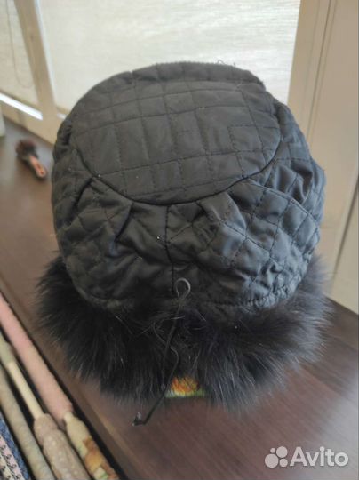 Шапка песец на подкладке