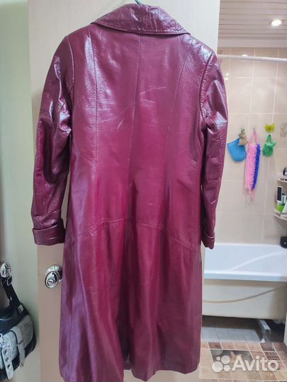 Кожаный плащ