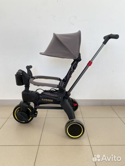 Велосипед Luxmom S7 складной серый