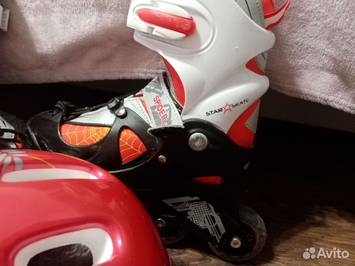 Детские ролики и шлем