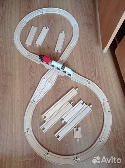 Деревянная железная дорога Икеа