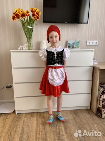 Костюм красной шапочки 122 размер
