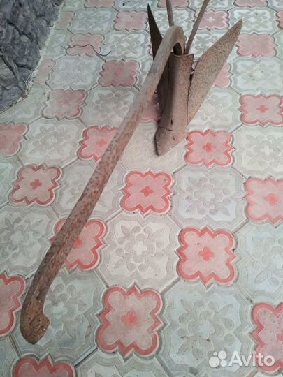 Раритет конский плуг, окучник кованные