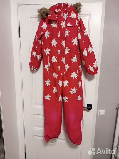 Детский Зимний комбинезон на девочку140