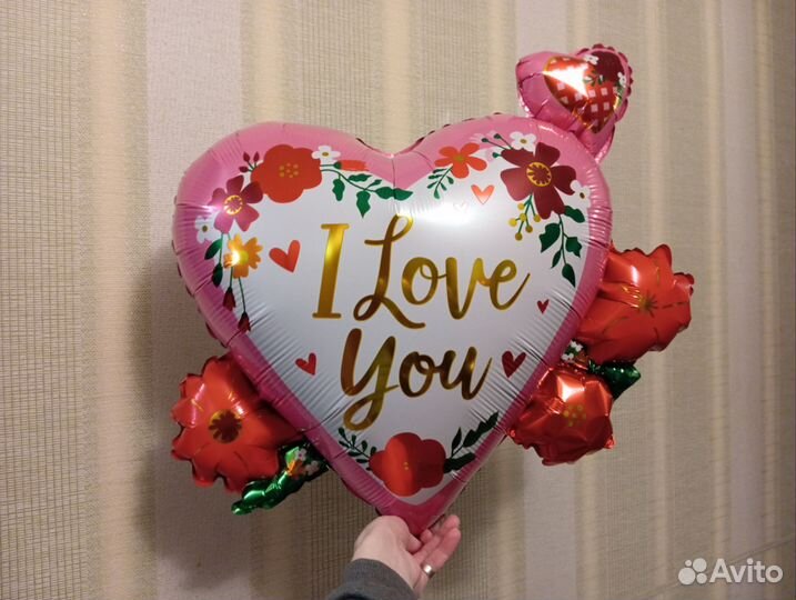 Воздушный шар фольга Сердце