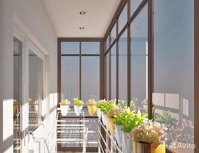 Остекление балкона, лоджии