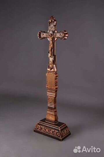 Крест надгробный литой