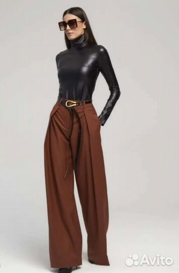 Брюки палаццо, новые, 46 размер