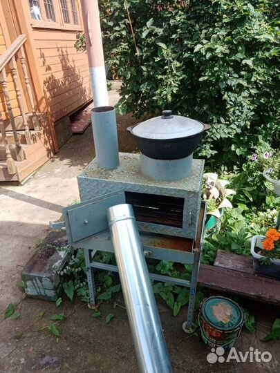 Печь для казана и новый казан на 4,5л