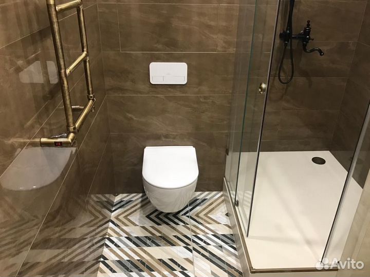 Ремонт ванной и туалета, саузлов под ключ