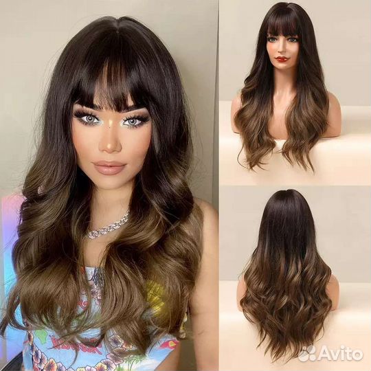 Парик омбре шатенка. Новый, классный