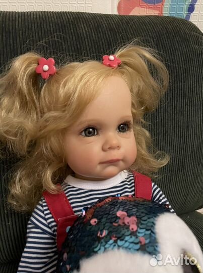 Кукла Реборн,55 см, Можно купать
