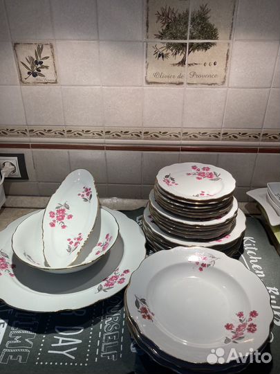 Сервиз столовый СССР дулевский