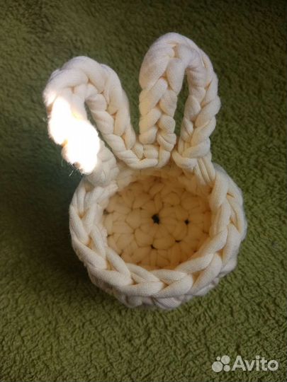 Корзинки вязаные