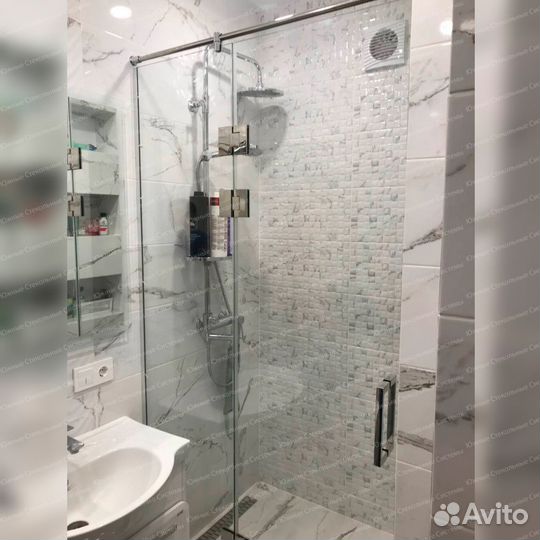 Душевая дверь из стекла для душевой кабины