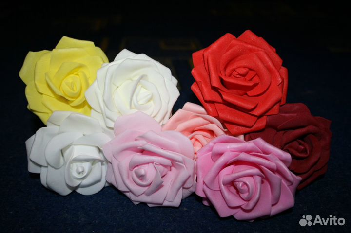 Роза из фоамирана