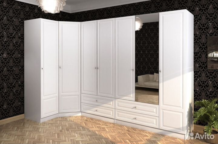 5R5R6 Угловой Шкаф Встроенный