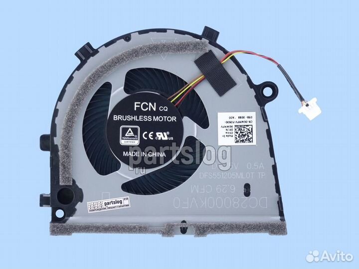 Вентилятор для Dell G3-3579 G3-3779 G5-5587 4-pin