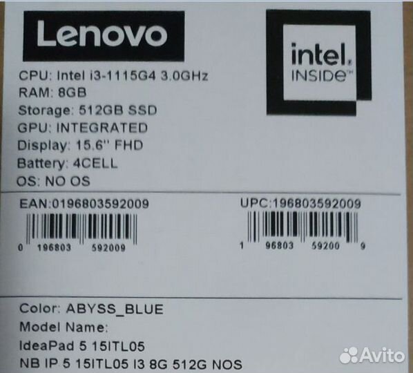 Новый I3 1115G4+8GB DDR4+SSD 512GB+FHD экран