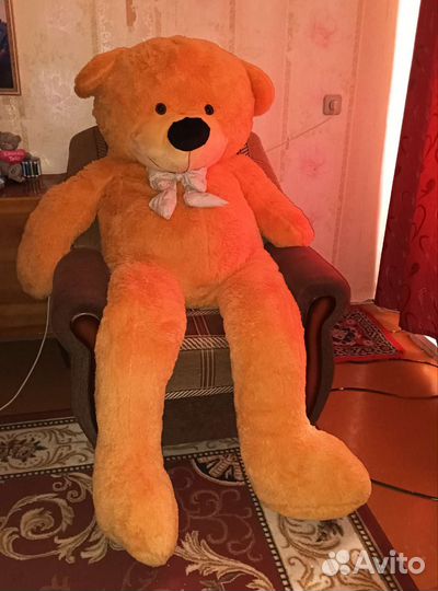 Плюшевый медведь 2 метра