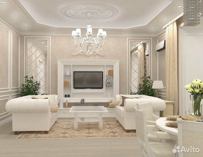 Ремонт квартир под ключ.Бригада мастеров в Самаре