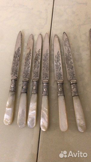 Старинные вилки ножи