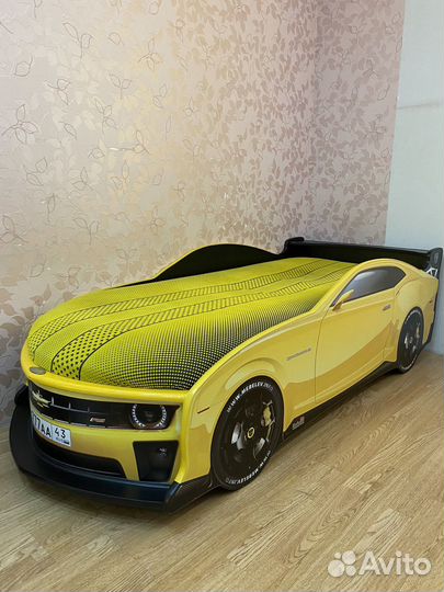 Кровать машина для мальчика camaro бамбл би