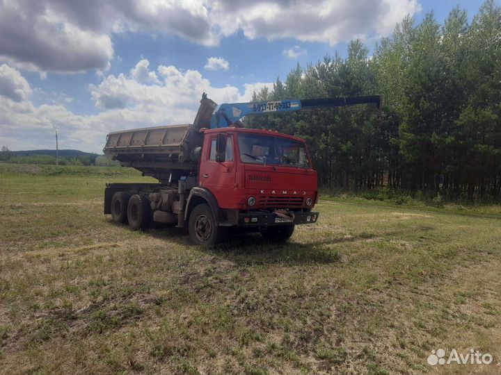 Манипулятор самосвал камаз