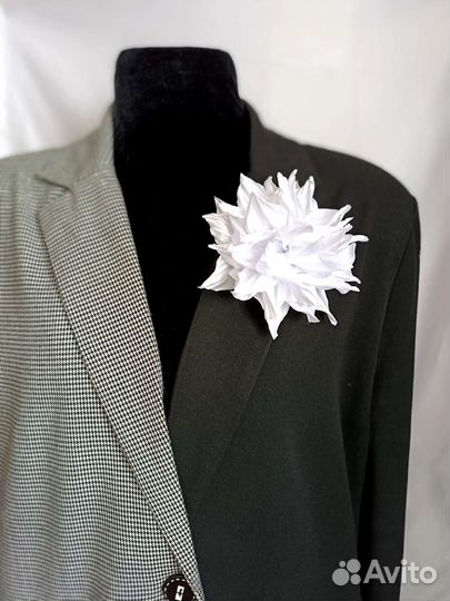 Брошь- цветок мини Георгин