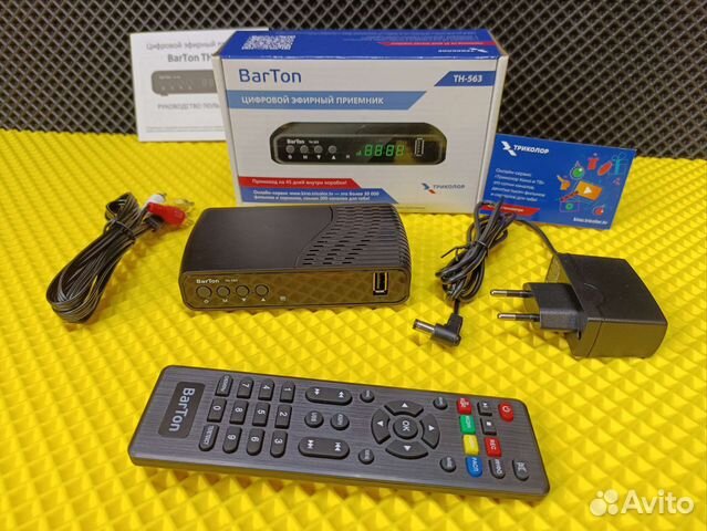 Цифровая TV приставка для телевизора BarTon TH563 купить в Рязани ...