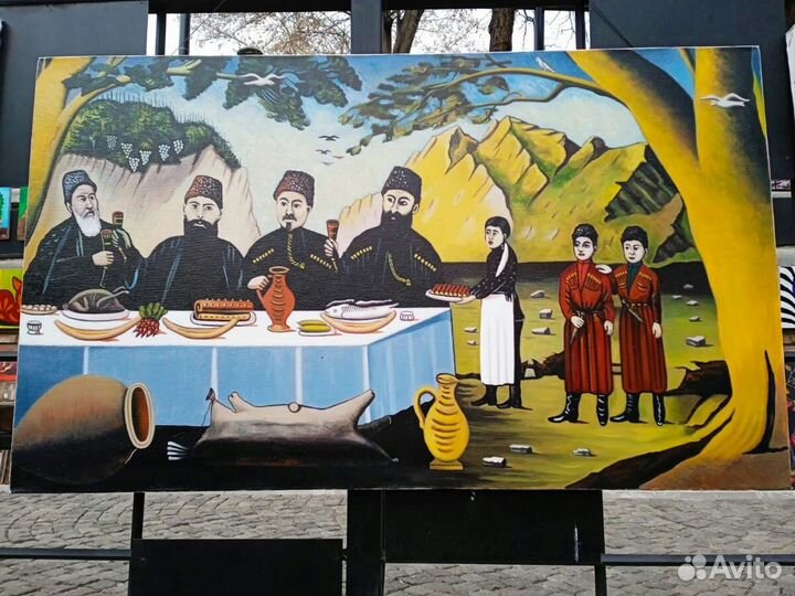 Картина на холсте груз.худ.Нов