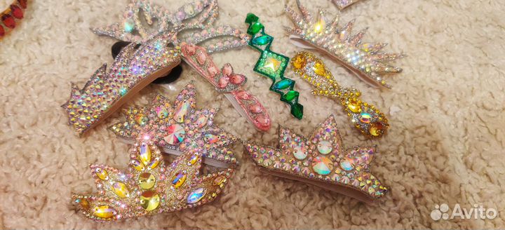 Корона на пучок, украшение новое на голову